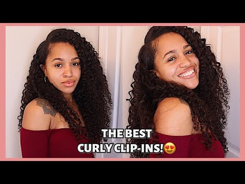 video about Clip in Hair Extension Jerry Curl