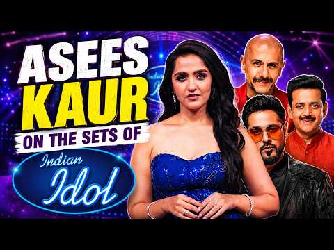 Asees Kaur on the Sets of India Idol - BTS