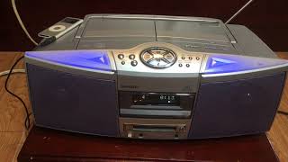 Boombox Sharp SD-FX100 ( Cd ko đọc , tape , md , Fm full 108Mhz , Aux 3.5ly ) A. Linh 0986 752 721