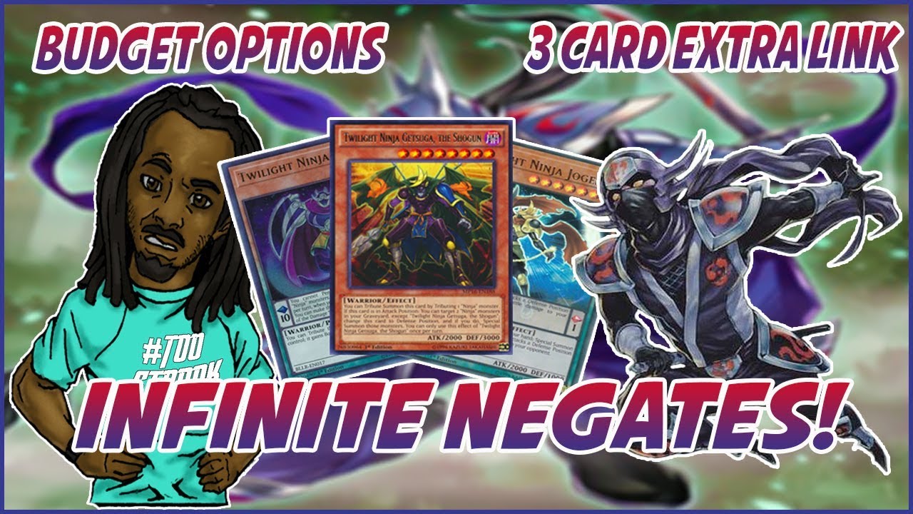 YuGiOh *COMPETITIVE* In-Depth Ninja Deck Profile |3-Card Extra Link W/Infinite Negates!| [POST SHVA]
