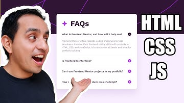 APRENDE a hacer este ACORDEON DESPLEGABLE con HTML, CSS y JAVASCRIPT  🎯