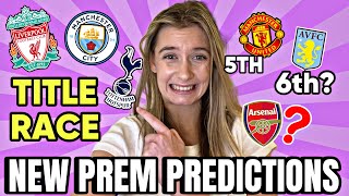 My New Premier League Predictions 23/24 Updated Mid Season
