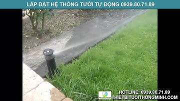 Đại lý cửa hàng mua bán phân phối báo giá đầu tưới cỏ pop up phun nước mưa biệt thự sân vườn tphcm