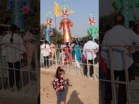 Trushika ne dussehra mela me kila khoob masti/Ravan/#dussehra #viral #shortfeed #shorts #tranding