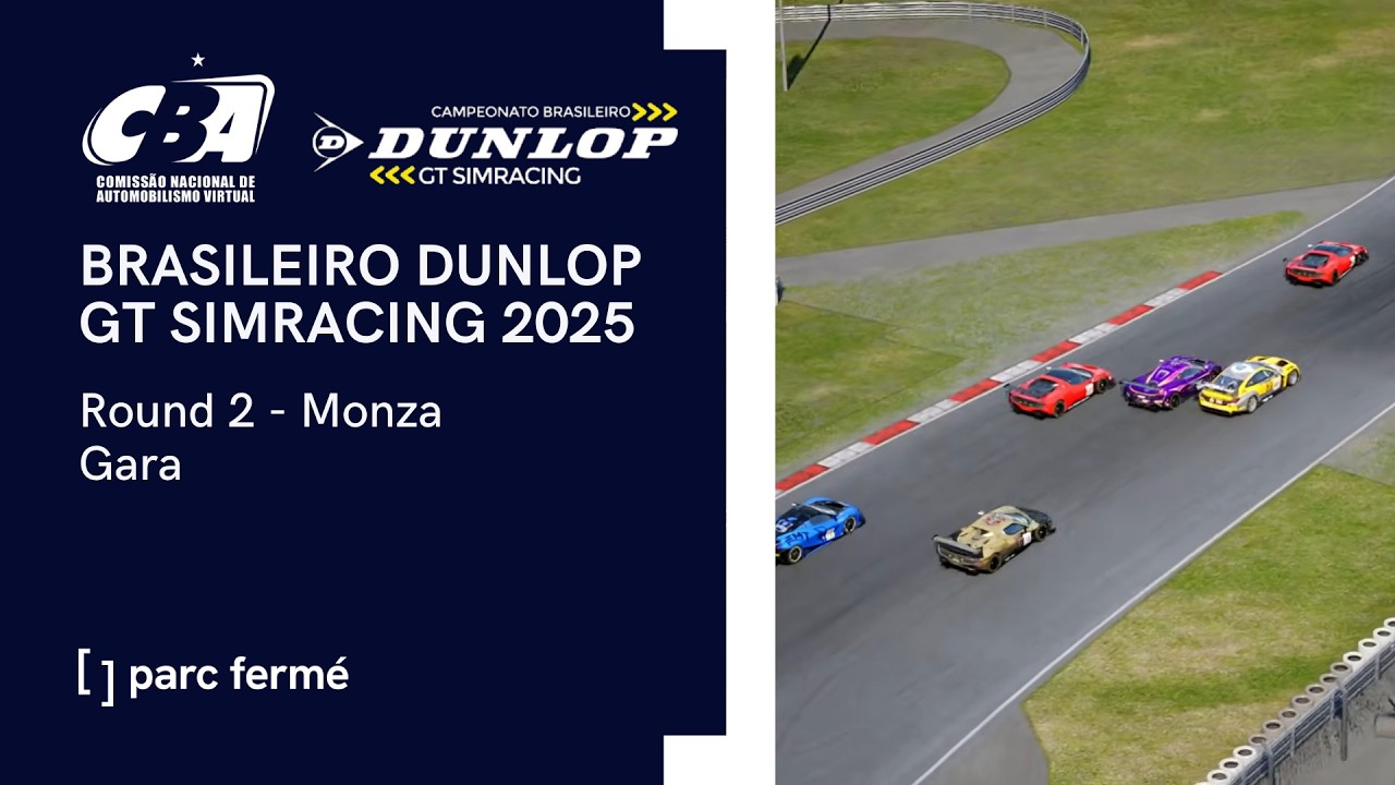 CBA Brasileiro Dunlop GT Simrace | Round 2: Monza – Gara