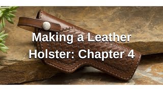 Making a Leather Holster Chapter 4: Adding the Stitch Holes for Sewing