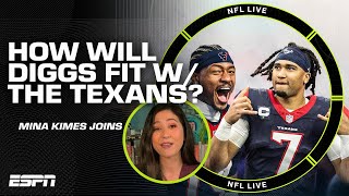 Stefon Diggs is a PHENOMENAL fit for the Texans!  Mina Kimes | NFL Live