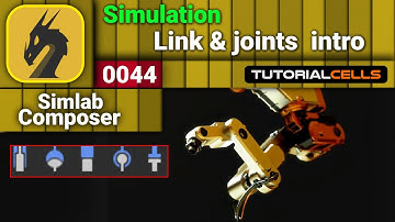 0044. joint & links for simulation in simlab composer
