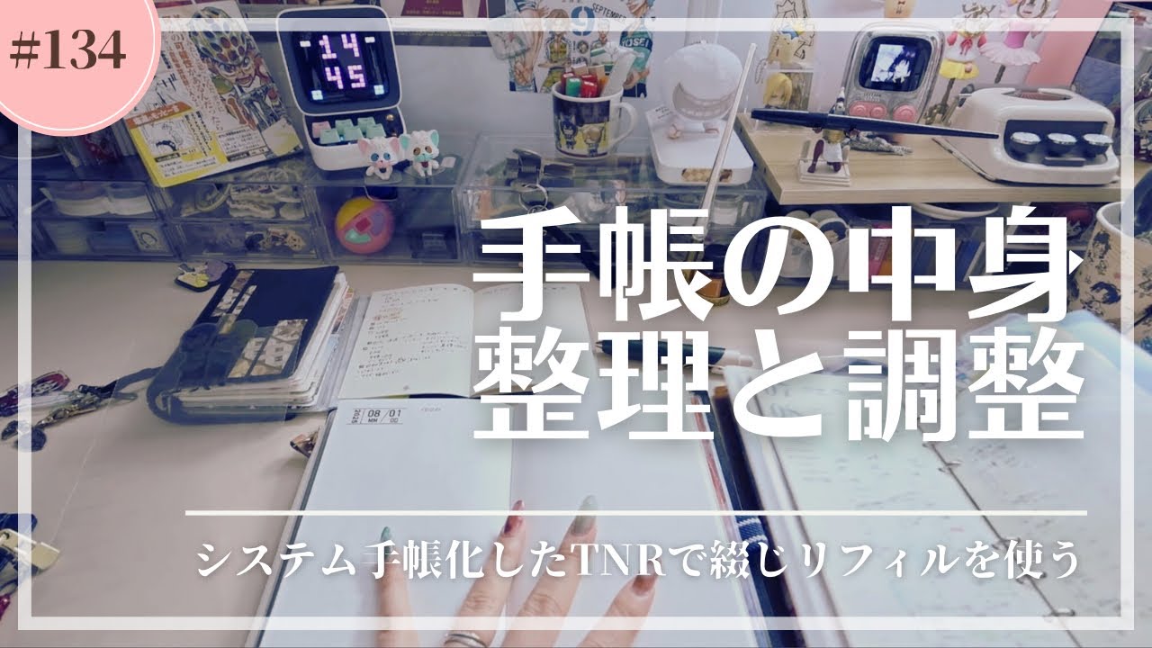 【トラベラーズノート】手帳の中身を整理したりめくったり