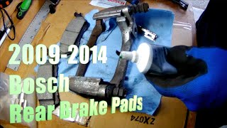 09-14 F150 Bosch Rear Brake Pad Install