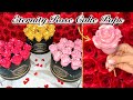 Eternity rose inspired cake pops  diy rose cake pop bouquet  valentines day rose cake pops