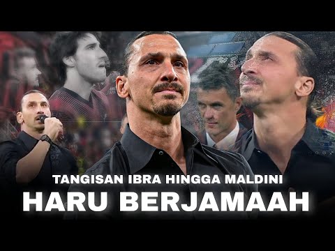 Maldini Gak Kuat Nahan Haru, ..!!! GODBYE, Melihat Tangisan Ibrahimovic Tinggalkan AC MIlan