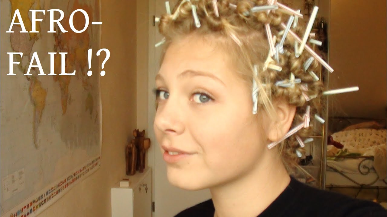 Afro Locken Fail Mit Strohhalmen Youtube