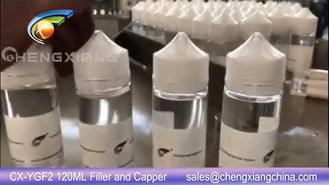 【CHENGXIANG】 120ml e liquid filling machine,capping machine,labeling machine for round bottle