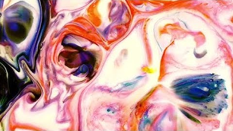 Abstract Ink Paint Spread Stock Video