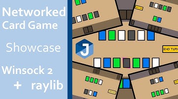 C++ Networking Showcase: Multiplayer Card Game (Winsock 2 + Raylib)