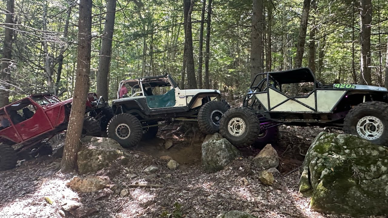 Everything from slow crawls to full sends on private land in Maine