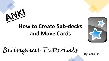 How to Create Sub-decks and Move Cards on ANKI? (English Version)