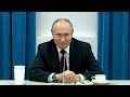 «Бжжж - льет бесконечно!»: Владимир Путин сравнил свой рабочий график с водопадом