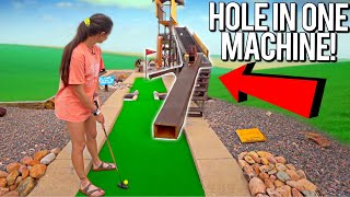 They Built A Crazy Mini Golf Hole In One Machine!