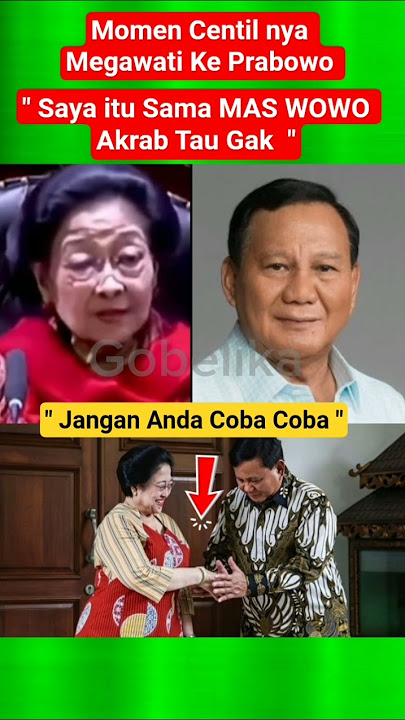 Megawati's flirtatious comments about President Prabowo have left netizens in awe.