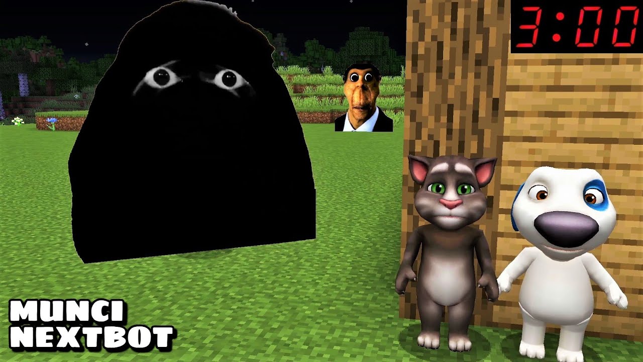 Me and my friends looking at angry munci to slow him