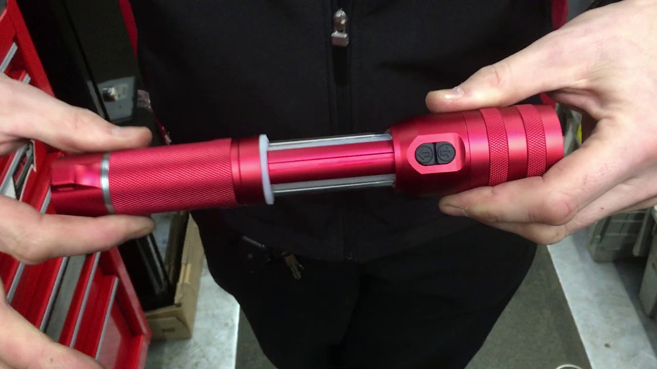 *NEW* Snap On Focusing Rechargeable Red Stretch LED Torch COASX300R