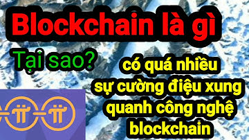 Bockchain là gì? | Tại sao có quá nhiều sự cường điệu xung quanh công nghệ blockchain. #pinetwork