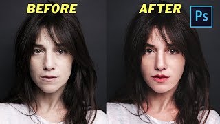 [ Timelapse ] Retouching Skin & Create a Magazine Cover in Photoshop screenshot 4
