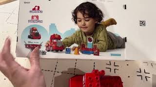 Lego Disney Pixar Mack At The Race Cars Toy Set Review For Toddlers Preschoolers
