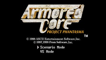 ARMORED CORE PROJECT PHANTASMA - Gameplay (PS4) (ENG)