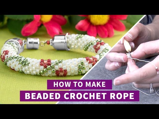 beading video diy how to bead crochet pattern bead crochet graph. step by step video video tutorial Free video tutorial
