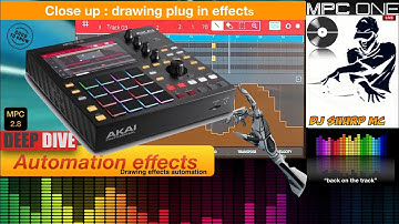 AKAI MPC ONE - #159 Close up: Drawing plug in effects mpc 2.8 #MPC, #MPC_ONE, #DJ_SharpMC_LIVE
