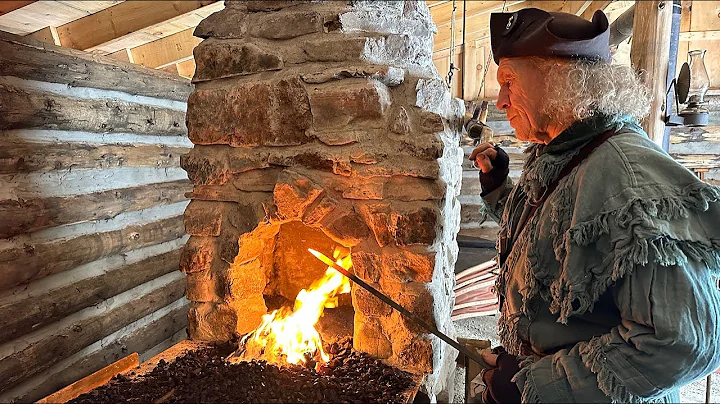First Fire in the Forge | LOG CABIN BLACKSMITH SHO...