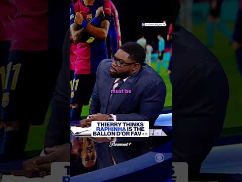 Thierry Henry has Raphinha as Ballon d'Or favorite! 🏆  | UCL Today | CBS Sports Golazo