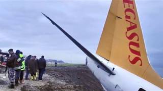 Крушение самолета Boeing 737 в аэропорту Стамбула