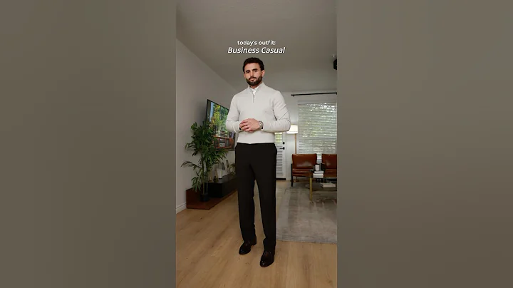 Modern men's business casual outfit idea