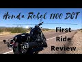 First Ride! Honda rebel 1100 Review DCT Dual Clutch Transmission with Top Speed from MotoCity