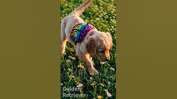 [AI Organism] Golden Retriever14 #골든리트리버 #golden retriever #puppy #생성형 AI # sora