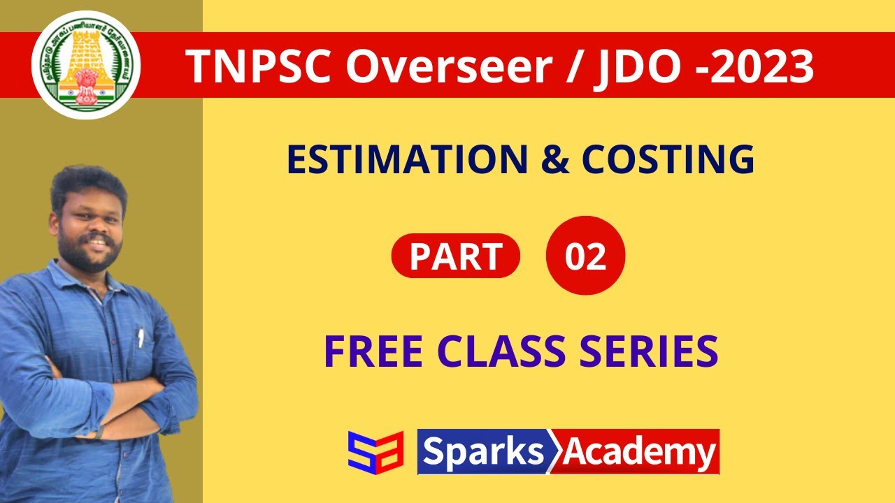 Estimation and Costing - 02 | TNPSC 