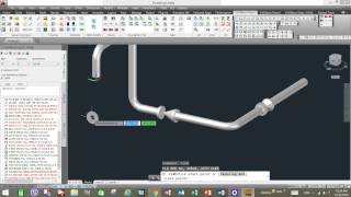 CADWORX Plant Professional - 2d to 3d pipe routing tutorial screenshot 3