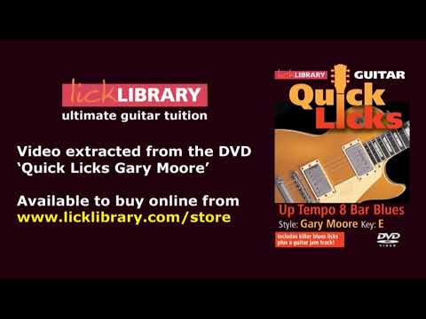 Gary Moore style Quick Licks - Guitar Performance With Danny Gill Licklibrary