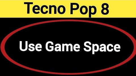 How to use game space, Tecno Pop 8 me game turbo on kaise karen