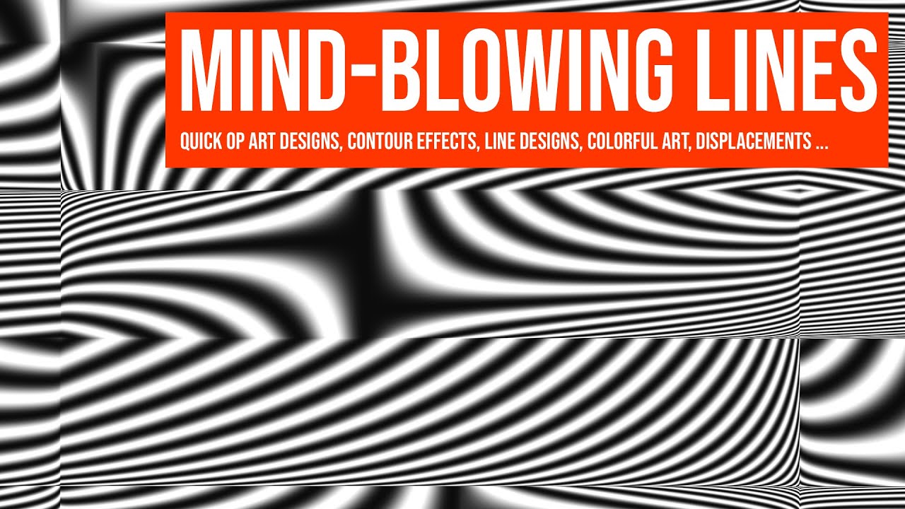 Affinity Photo : MIND-BLOWING Contour / Line Designs In Seconds HOW TO ...