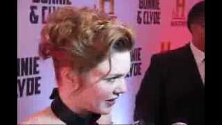 Holliday Grainger durante la Red Carpet de la serie 'Bonnie&Clyde'