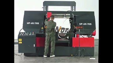 Heavy Duty semi automatic metal cutting band saw machine for steel pipe