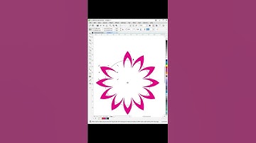 Flower Design in Corel Draw #design #coreldraw #graphicdesign #corel #logodesign #banner #viral