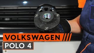 Hoe Schokdemper lager VW POLO (9N_) vervangen - videohandleidingen