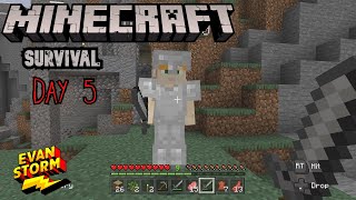 Surviving First Ten Nights Day 5 Searching Minecraft For Evan And I Found A Witch