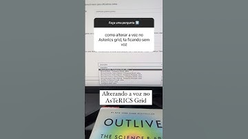 Como alterar a voz no AsTeRICS Grid  #comunicaçãoalternativa